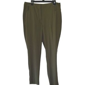 New York & Company 7th Avenue Olive Green Dress Pants Size 14 NWT 3802